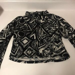 Cute turtle neck crop top